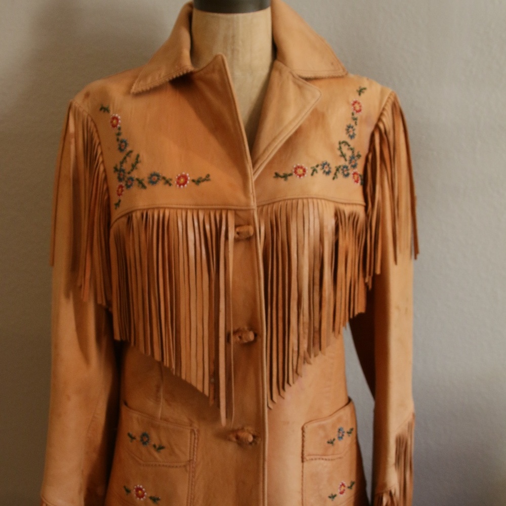 Vintage Western Fringed Jacket